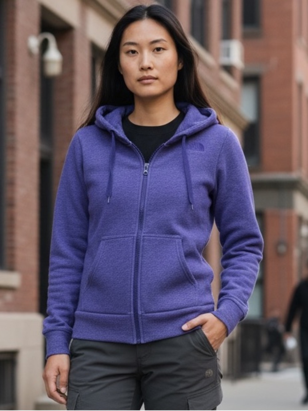 The North Face Women's Full-Zip Hoodie in Blue